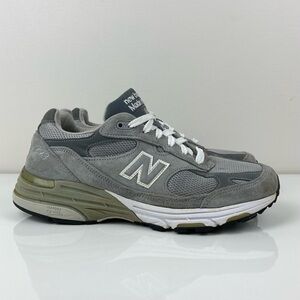 New Balance 993 Heritage Gray Suede Lifestyle Sneakers Made in USA Men 7 Wmn 8.5